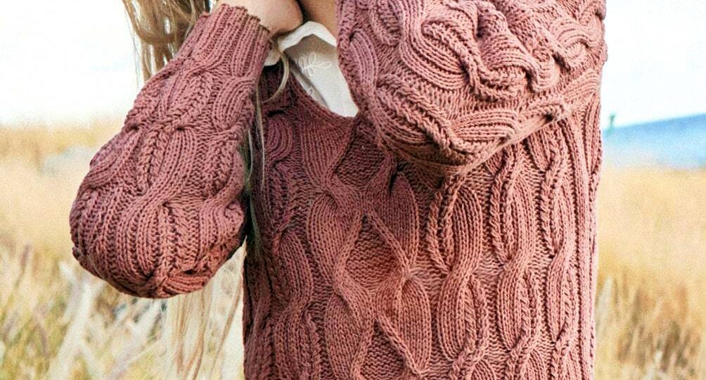 Косы, ажур и мягкий хлопок! 5 классных вязаных пуловеров с описанием