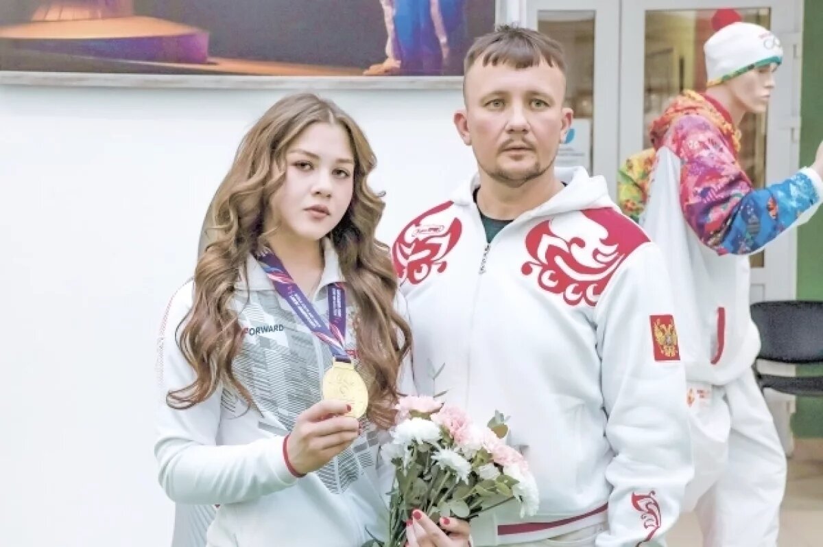    Софья Солуянова, её папа и тренер Виталий Солуянов надеются на участие в Олимпиаде.