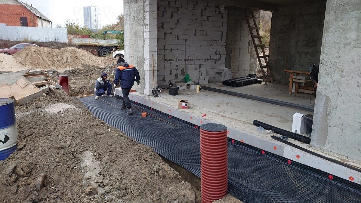 Устройство дренажа на участке