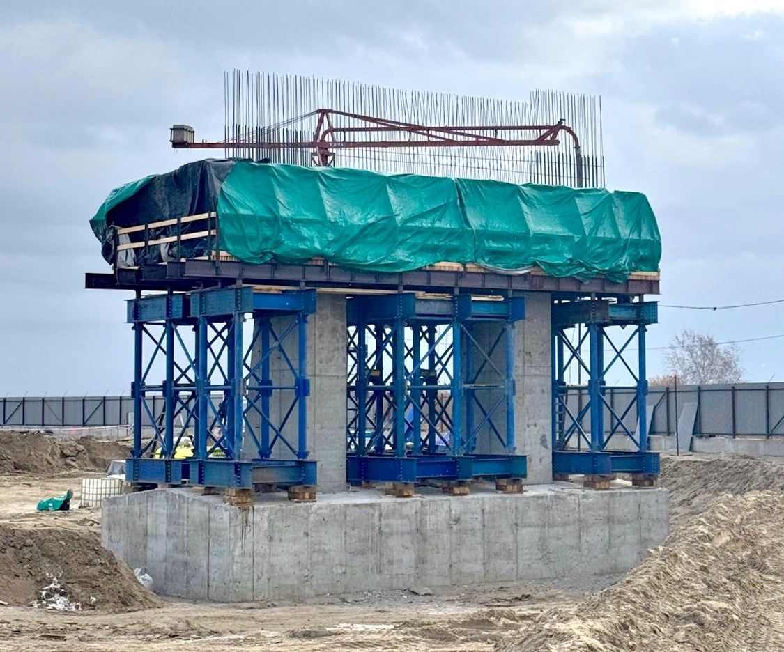 Опора №4 Ленского моста