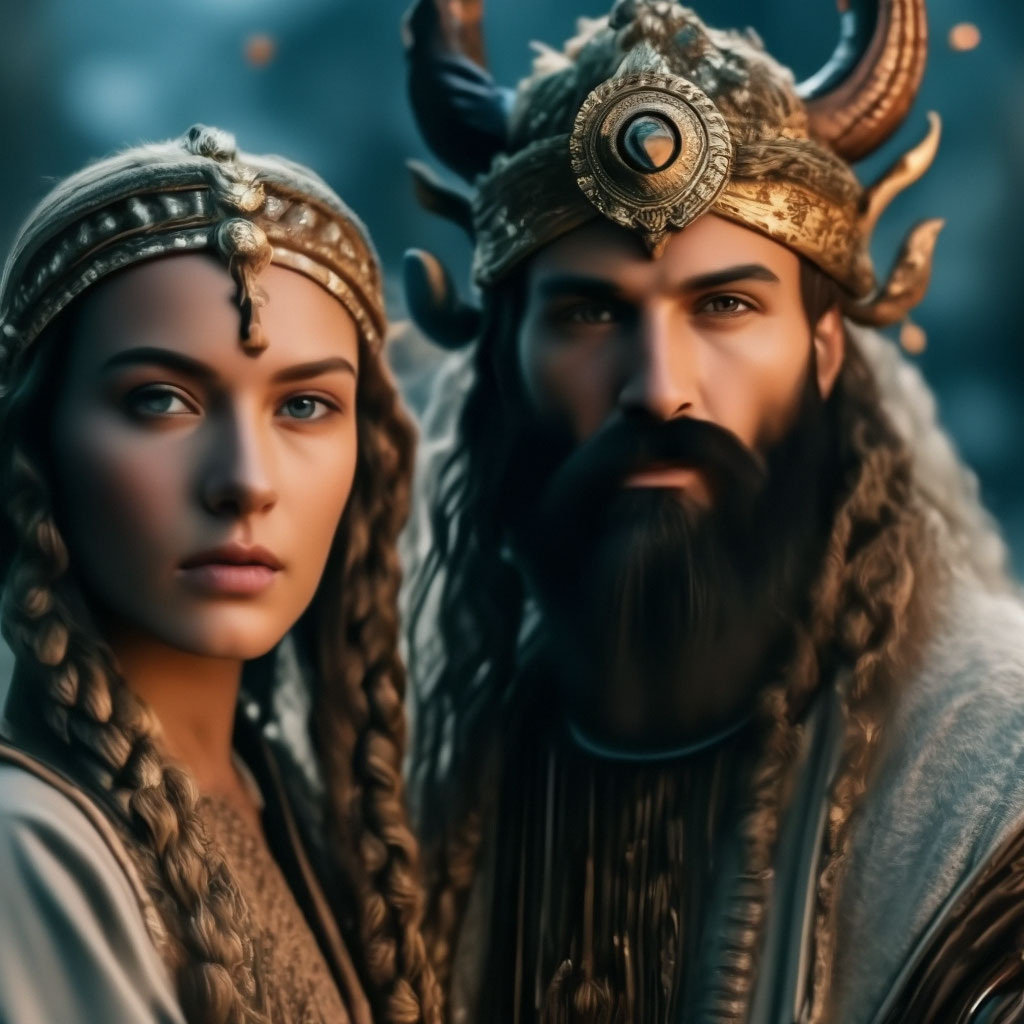 велес и макошь, славянская мифология Шедеврум