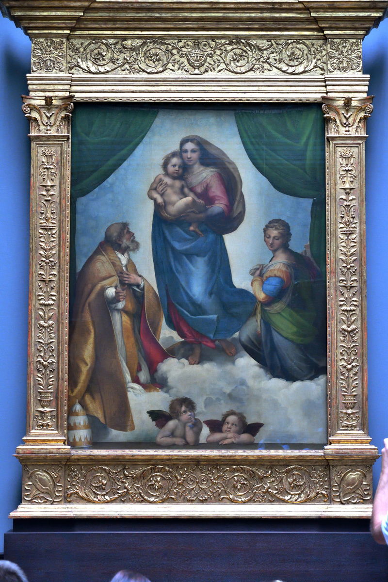  Сикстинская Мадонна. Рафаэль Санти. 1512-1514 г.г. Фотография: Соловьев В.Ю.