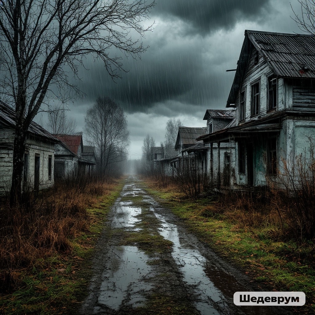 Заброшенная деревня (фото вымышленно)