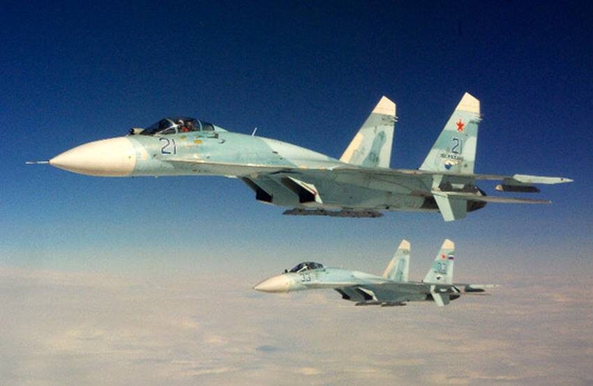Пара Су-27. Фото из интернета