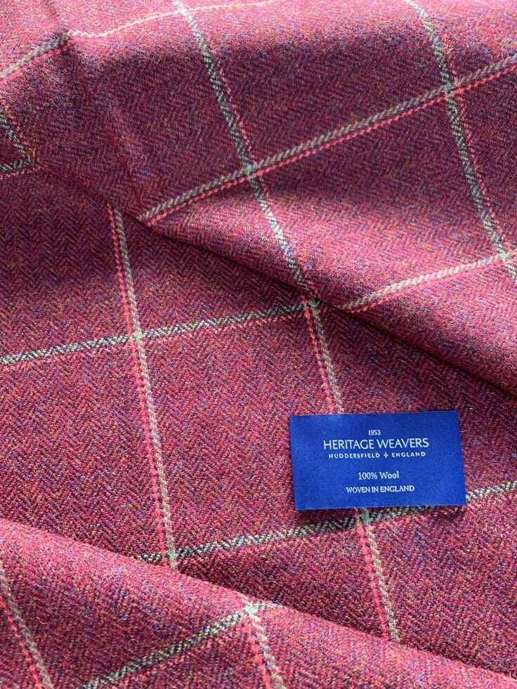 100% Wool Tweed made in Huddersfield.