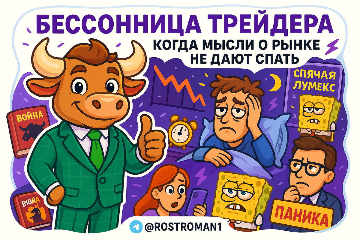    Бессонница трейдера: 7 ошибок, которые крадут прибыль и разрушают сон РоСТ | Роман о Системном Трейдинге