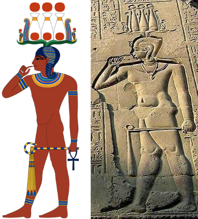 Хека, бог магии и целительства - из храма Эсны. Эсна — город в Египте. Он расположен на западном берегу Нила, примерно в 55 км (34 милях) к югу от Луксора. 