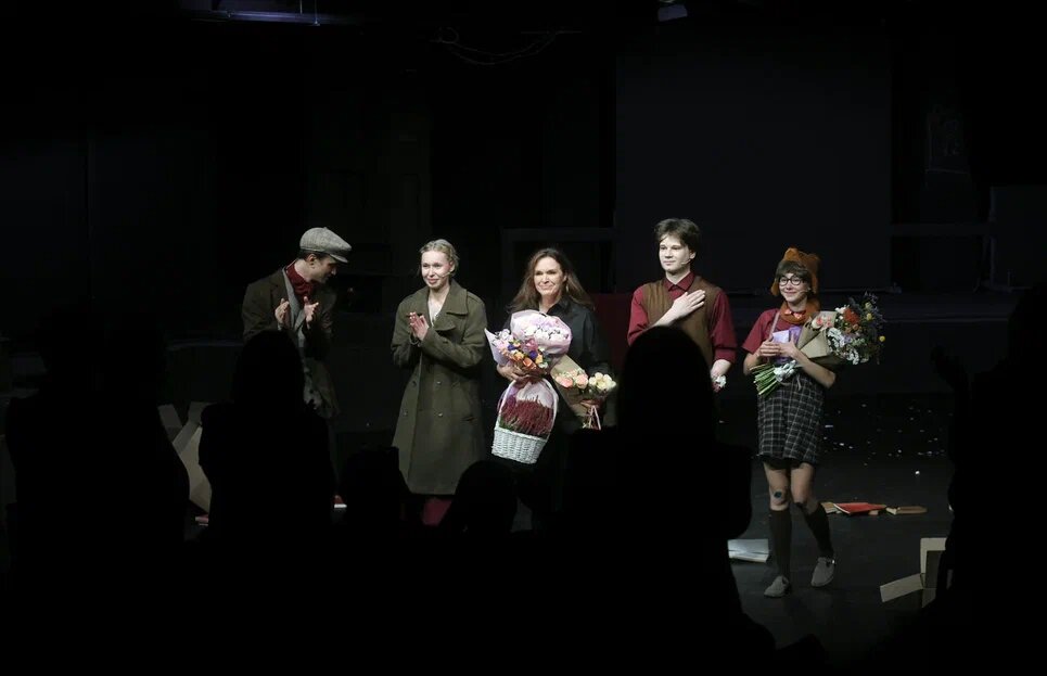 Марина Могилевская - режиссер-постановщик спектакля "Я  - маленький или страсти по несказанному" в Арт-центре ИСИ