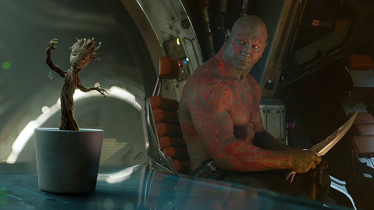 Кадр из фильма "Стражи Галактики" (2014)