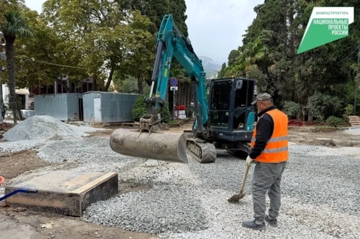    В Ялте создание сквера «Горсад» взято на контроль