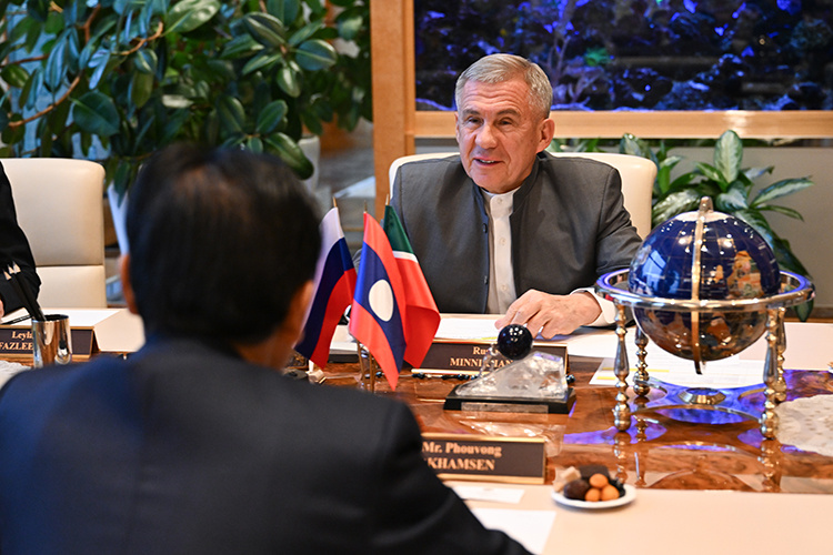    Лаос, как отметил Минниханов, давний и надежный партнер России.   
Фото: rais.tatarstan.ru