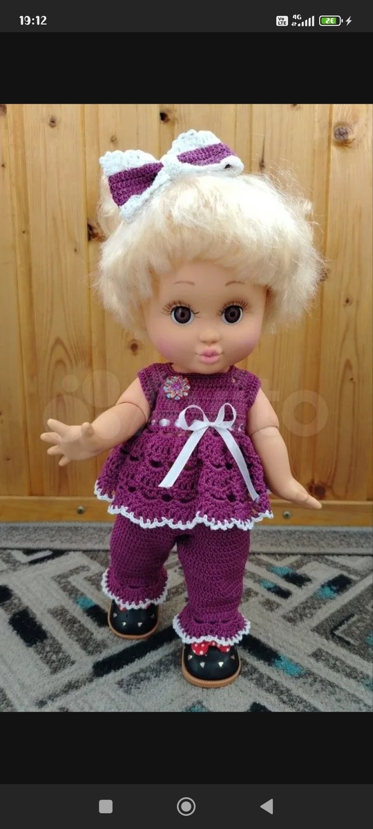 Фото заказчицы. Такой куклы у меня нет. Была, но я продала