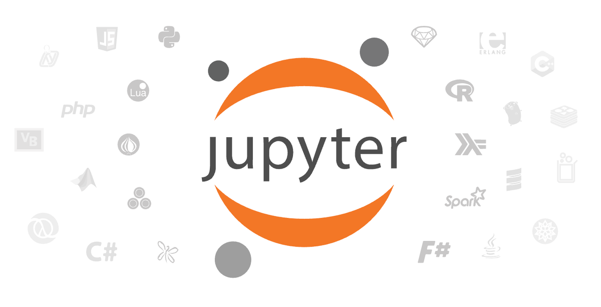 Логотип с официальногой сайта JupyterLab https://jupyter.org/