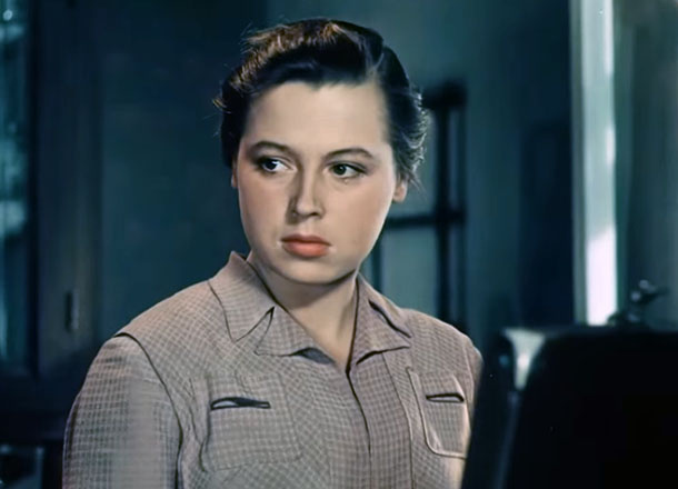 Нинель Подгорная. Кадр из фильма «Дело Румянцева»