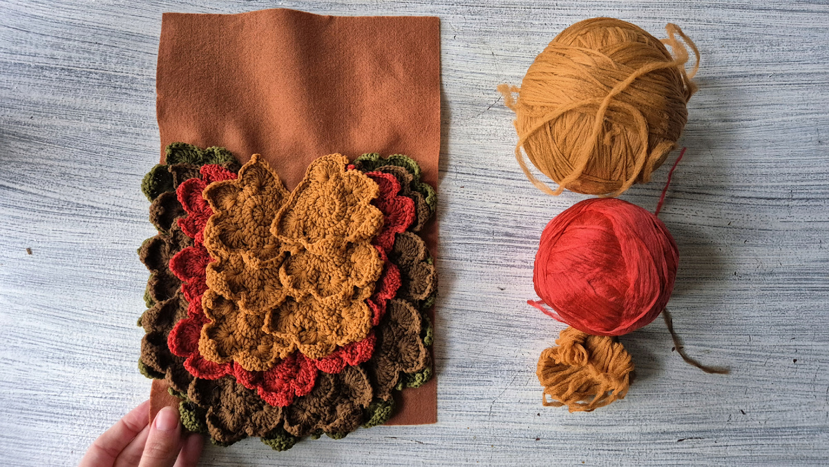 Как вязать крючком, Простой узор крючком