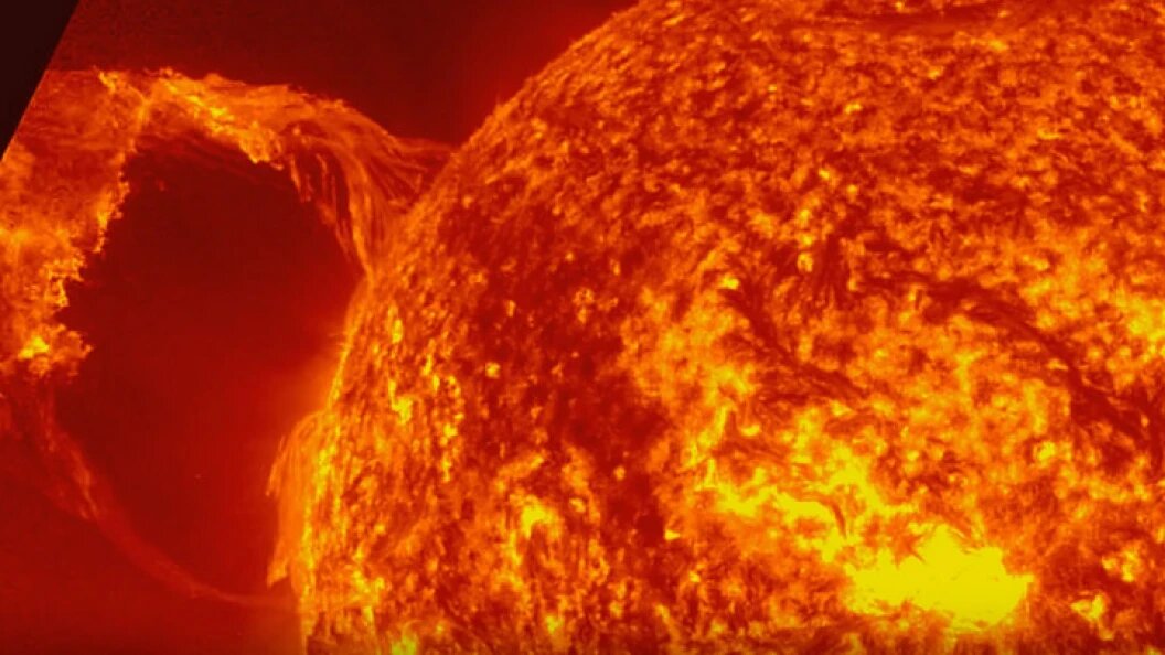    ФОТО: кадр видео Лаборатории солнечной астрономии ИКИ и ИСЗФ