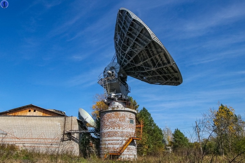 Законсервированная Станция Космической Связи "Восток-1" в тайге: Антенный комплекс "Азимут-К"