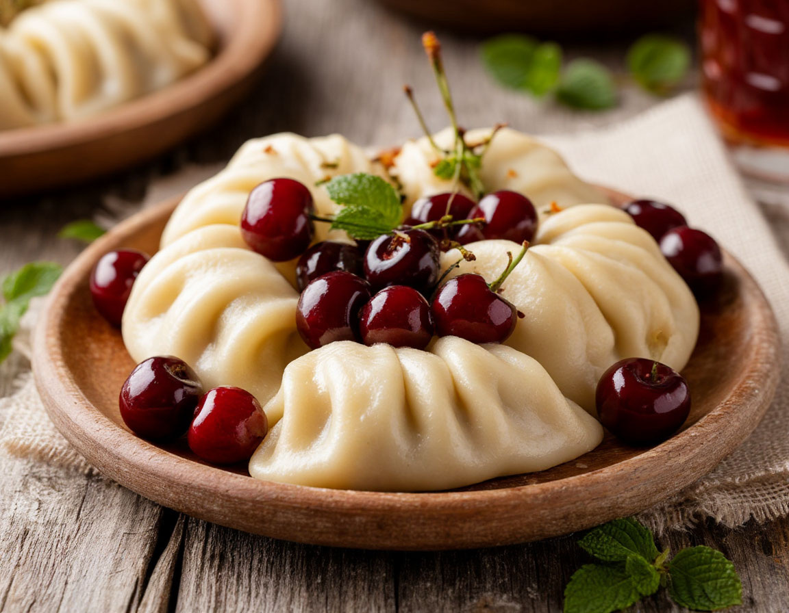    Вареники с вишней по-домашнему: пошаговый рецепт - гости сметут со стола