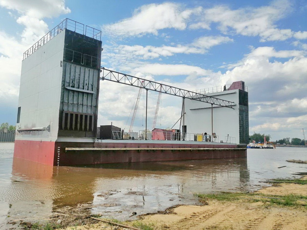 Завершена постройка блоков для плавучего дока проекта 28140С / Фото: "Судоремонтно-судостроительная корпорация", ОАО  📷
