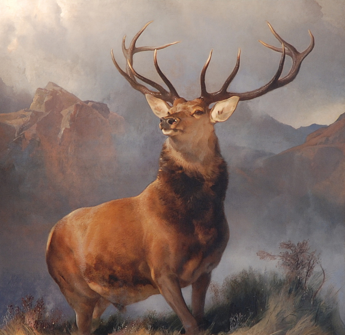 Та самая картина "The Monarch of the Glen". Изображение взято из интернета.