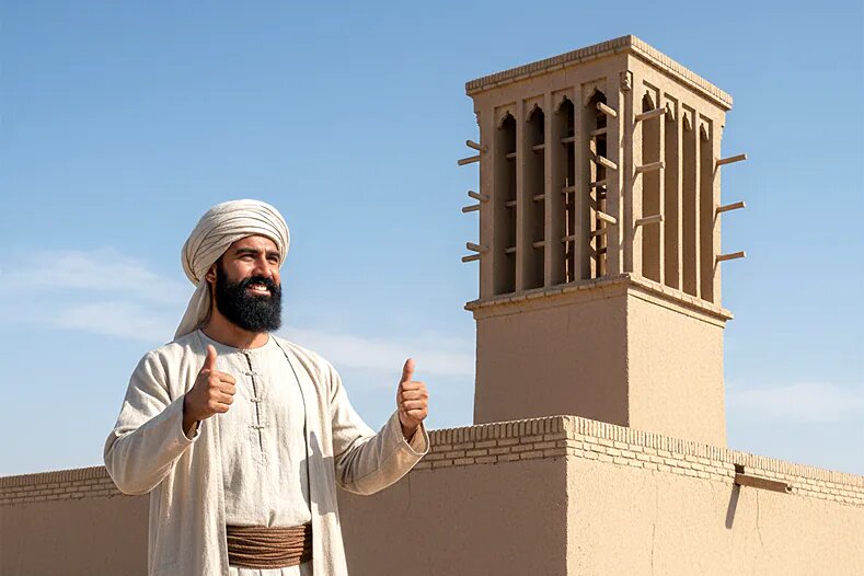 Приточно-вытяжная вентиляционная установка древних персов