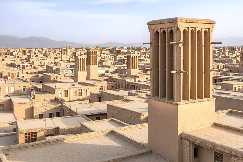Крыши персидского города