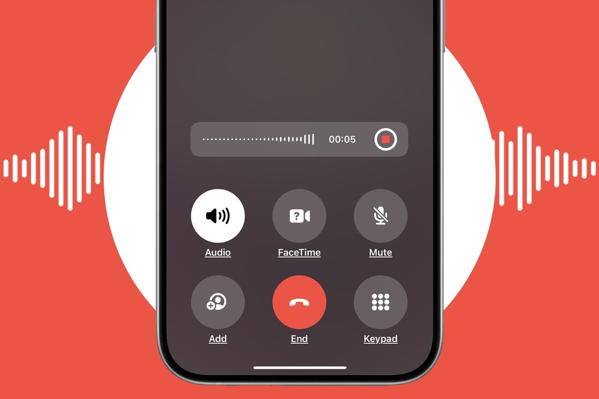    Кнопку записи звонков убрали с привычного места. Изображение: slate.com