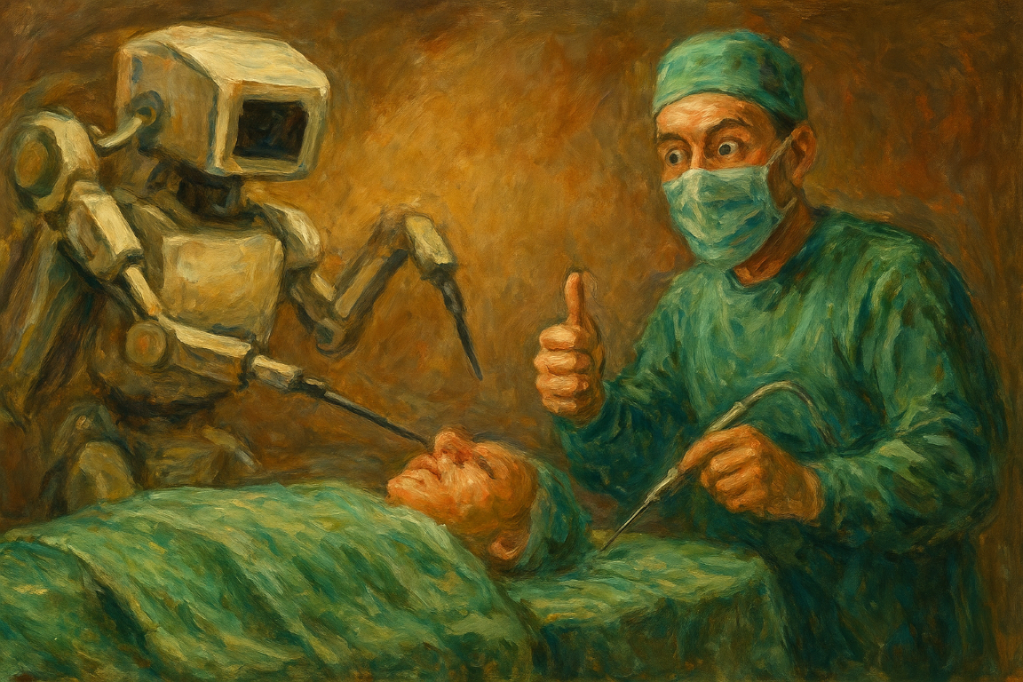 Роботы и ИИ переписывают будущее хирургии. Создано ИИ