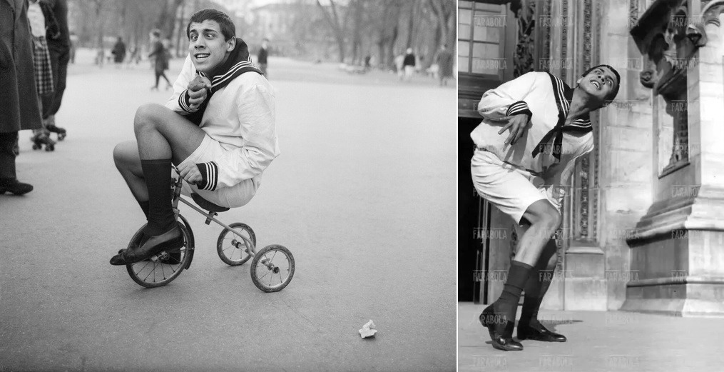 Адриано Челентано изображает Джерри Льюиса