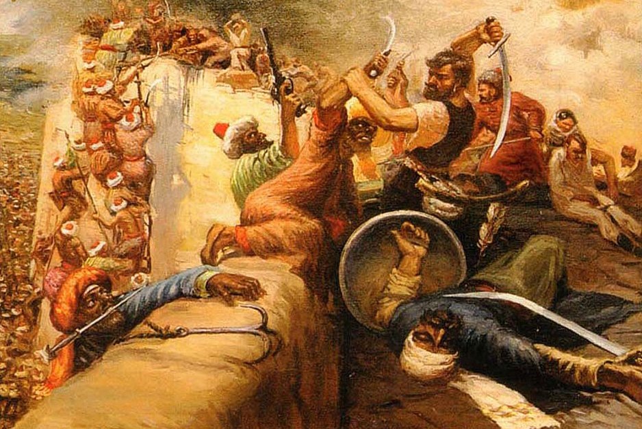 Азовское осадное сидение. Источник: https://istoriarusi.ru/