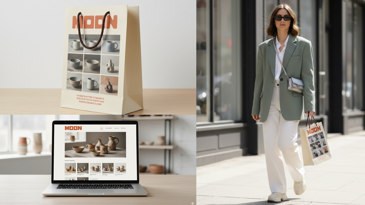 Фирменный стиль создан с помощью нейросети Nano Banana от Google. Промпты разработаны студией дизайна и брендинга MOUNT.