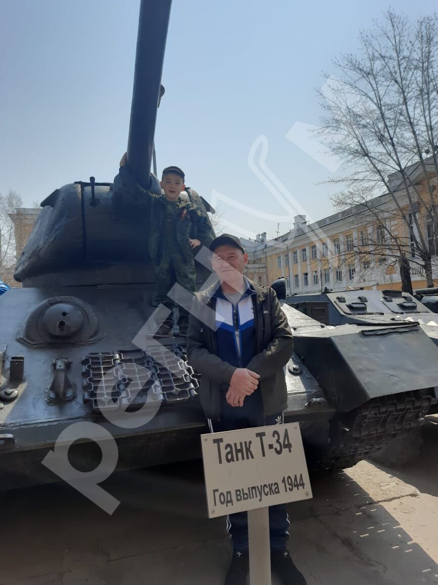 Андрей с сыном Мишей 