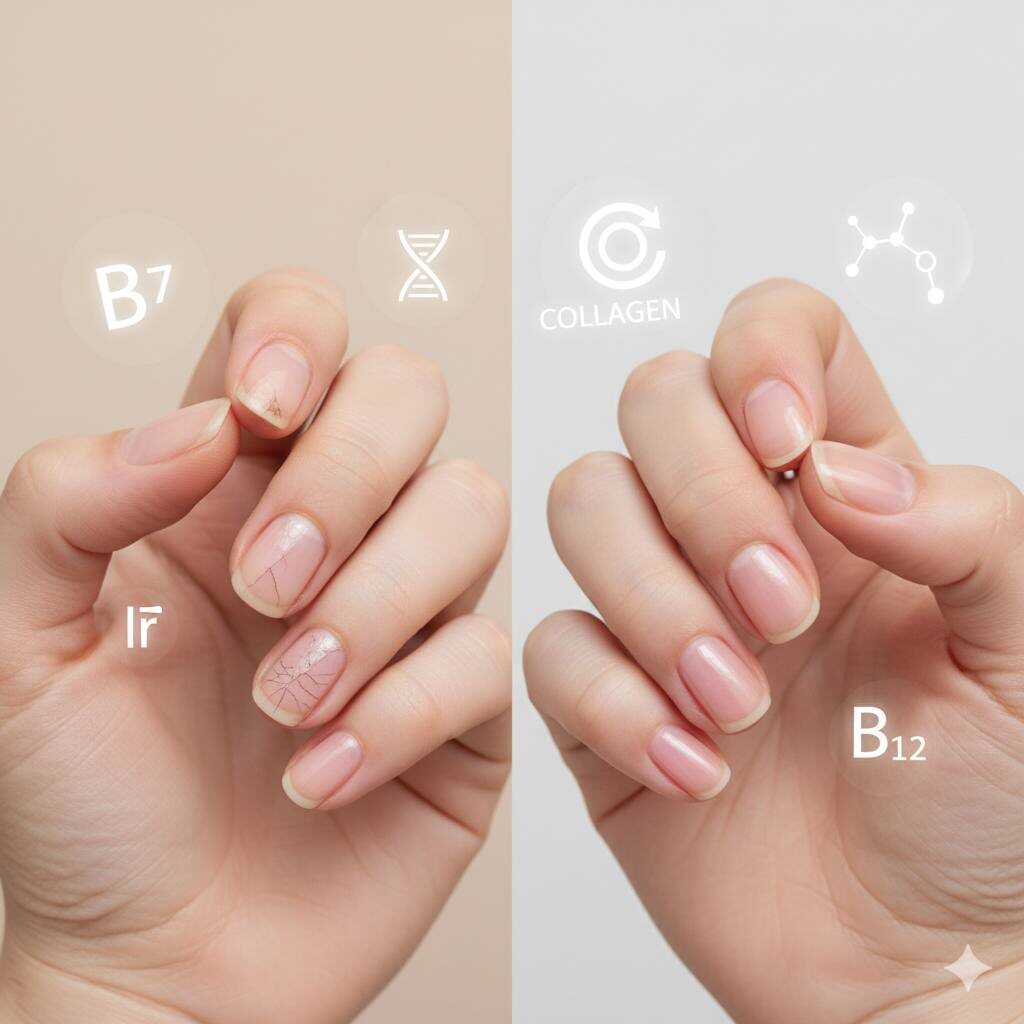 Ломкие ногти и нехватка витаминов в организме