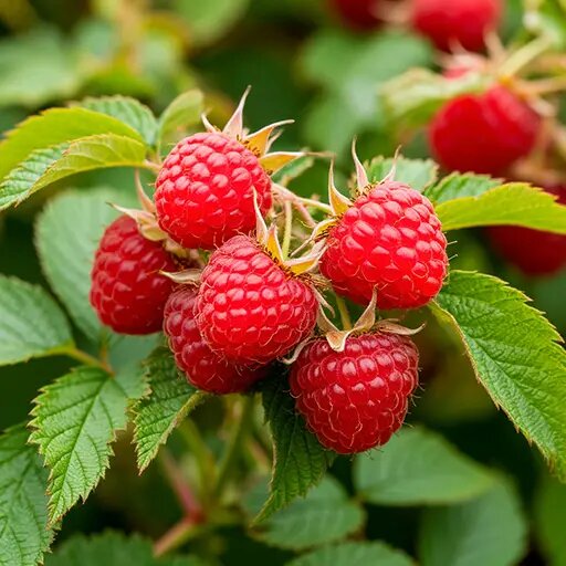   Ремонтантная малина Наталья Андросенкова