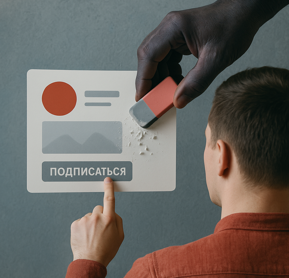 Как алгоритм стирает ваши подписки...