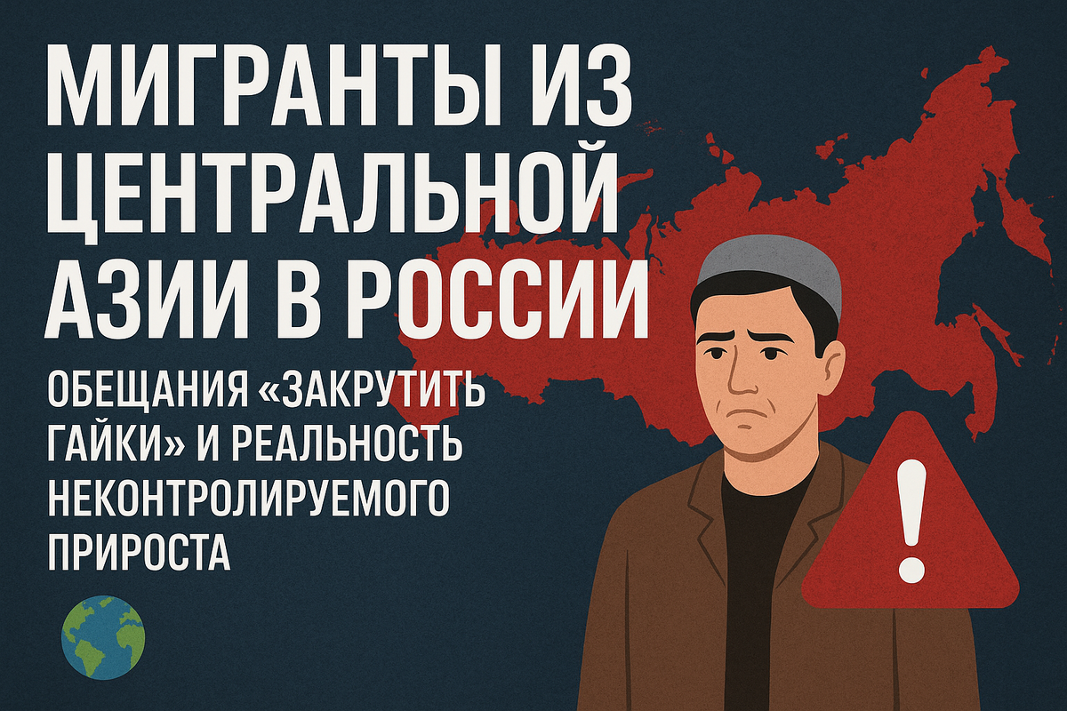 В 2024 году, после теракта в «Крокус Сити Холле», исполнителями которого оказались выходцы из Центральной Азии, приток не упал — напротив, вырос на 23% по сравнению с 2023-м, по данным ФСБ.