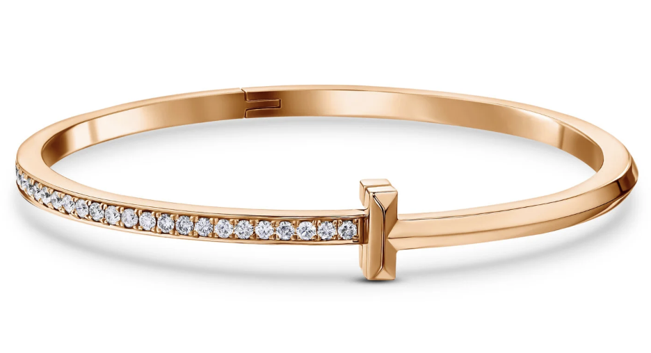 

Браслет Tiffany & Co из розового золота с бриллиантами 0.942 ct