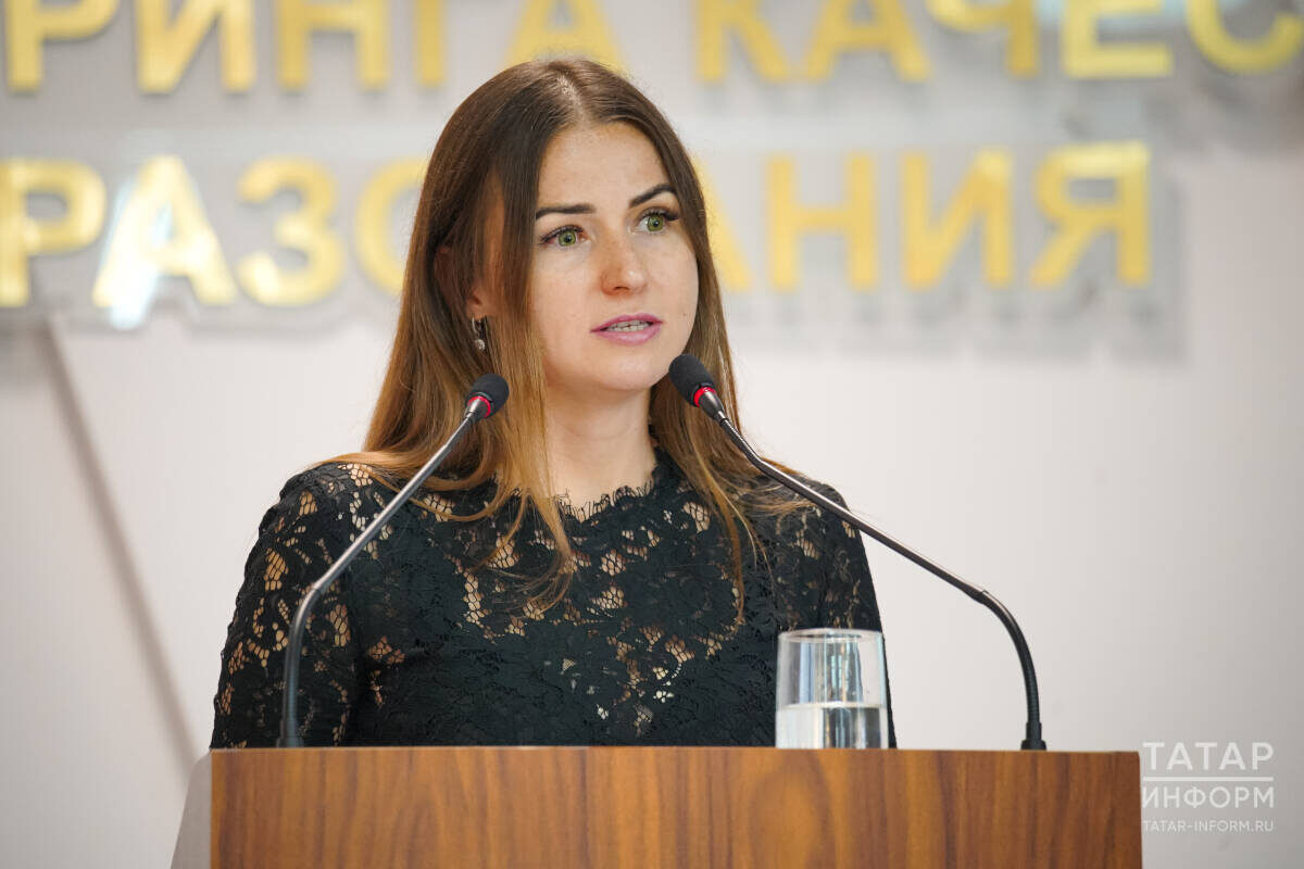 Татьяна Покидышева рассказала о новшествах мотивирующего мониторинга как механизма реализации государственной политики и управления в сфере образованияФото: © Владимир Васильев / «Татар-информ»