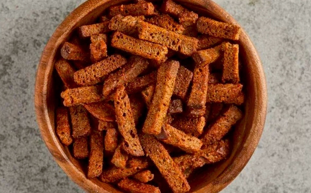 Ржаные сухарики.