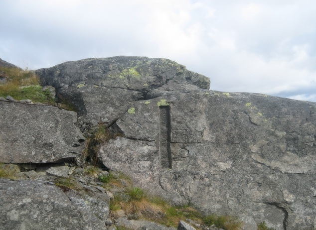 След пропила и последующей обработки. Тоже природа сделала? (Фото: sun9-56.userapi.com).