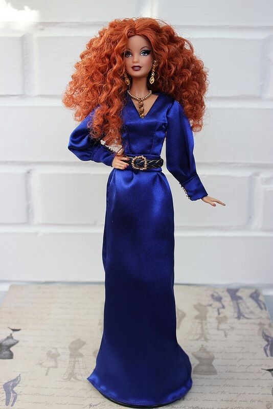 City Shine™ Barbie® Doll—Purple Dress, фото из Pinterest