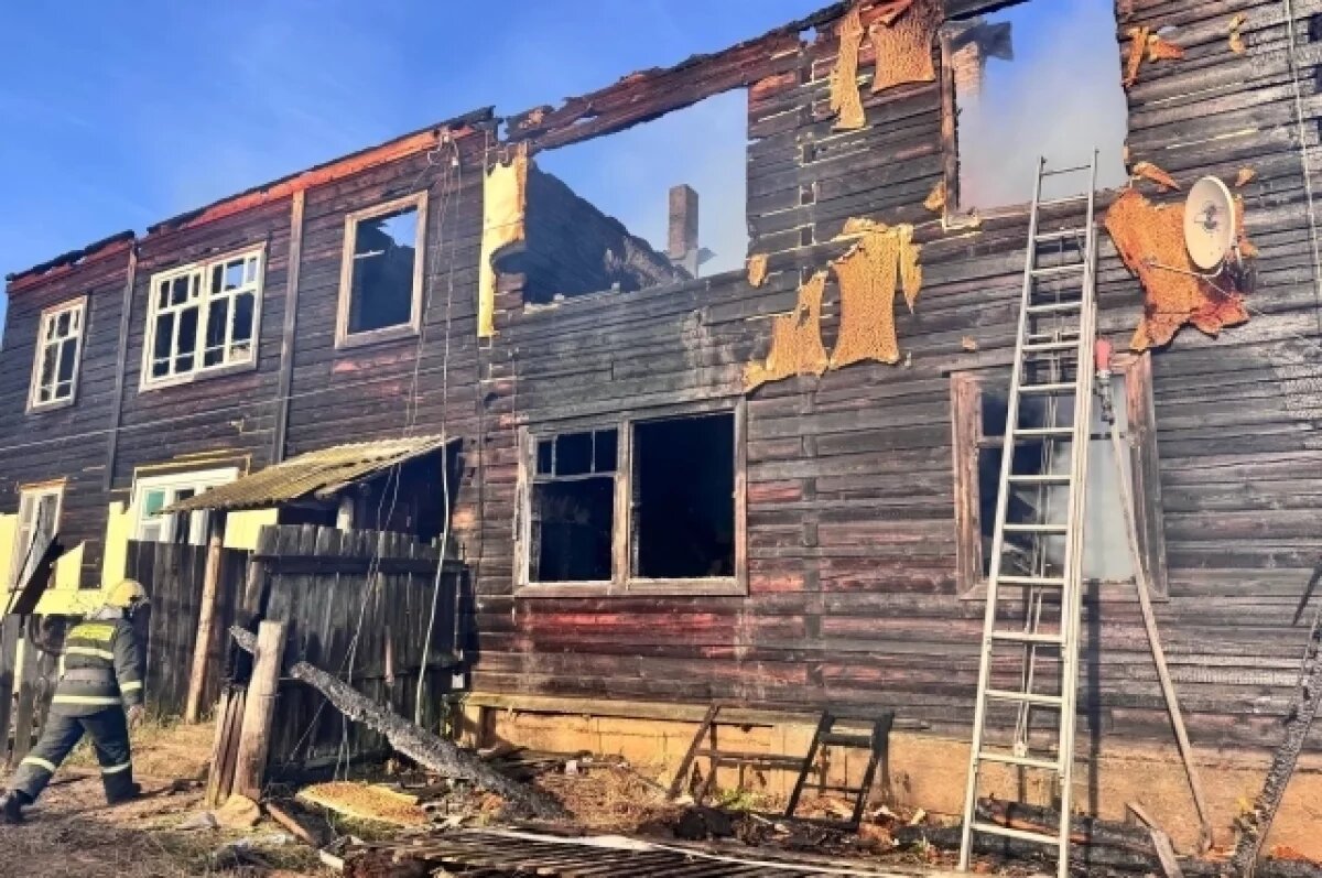    В Прикамье восемь семей остались без крова из-за крупного пожара