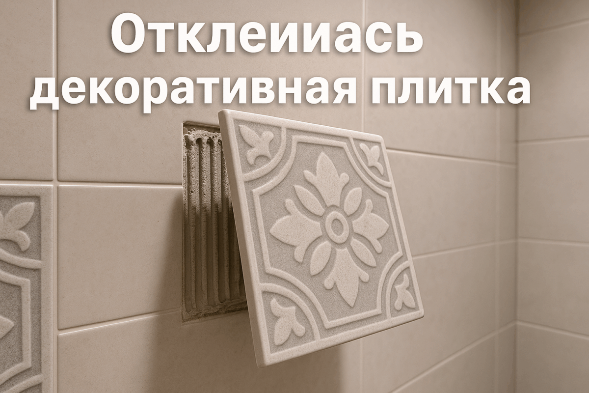    Отклеилась декоративная плитка — способы крепления Михаил Юрьевич