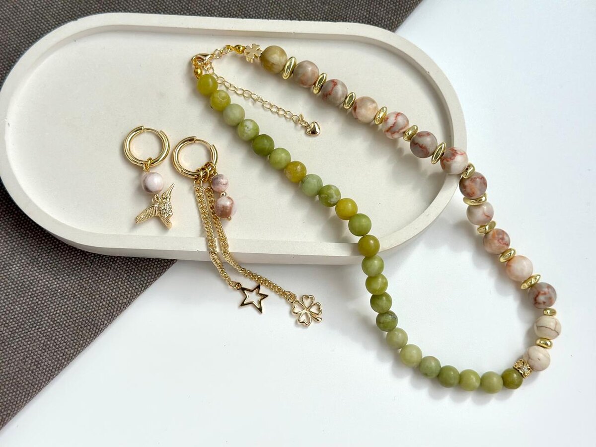 Колье и серьги из коллекции Some1Clever