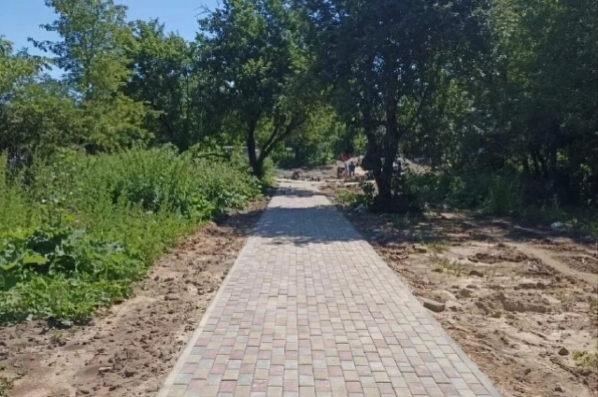    В Калуге завершили ремонт 8 тротуаров из 18 запланированных на этот год