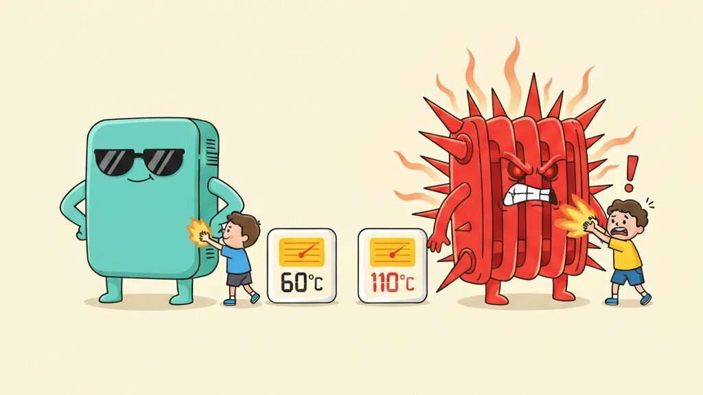 Ваш выбор — между надежным "телохранителем" с безопасной температурой и "дикобразом", который может обжечь. Для дома с детьми вердикт однозначен.