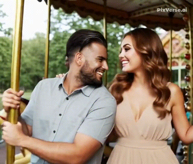 И они катались снова и снова, переходя от одного аттракциона к другому. 