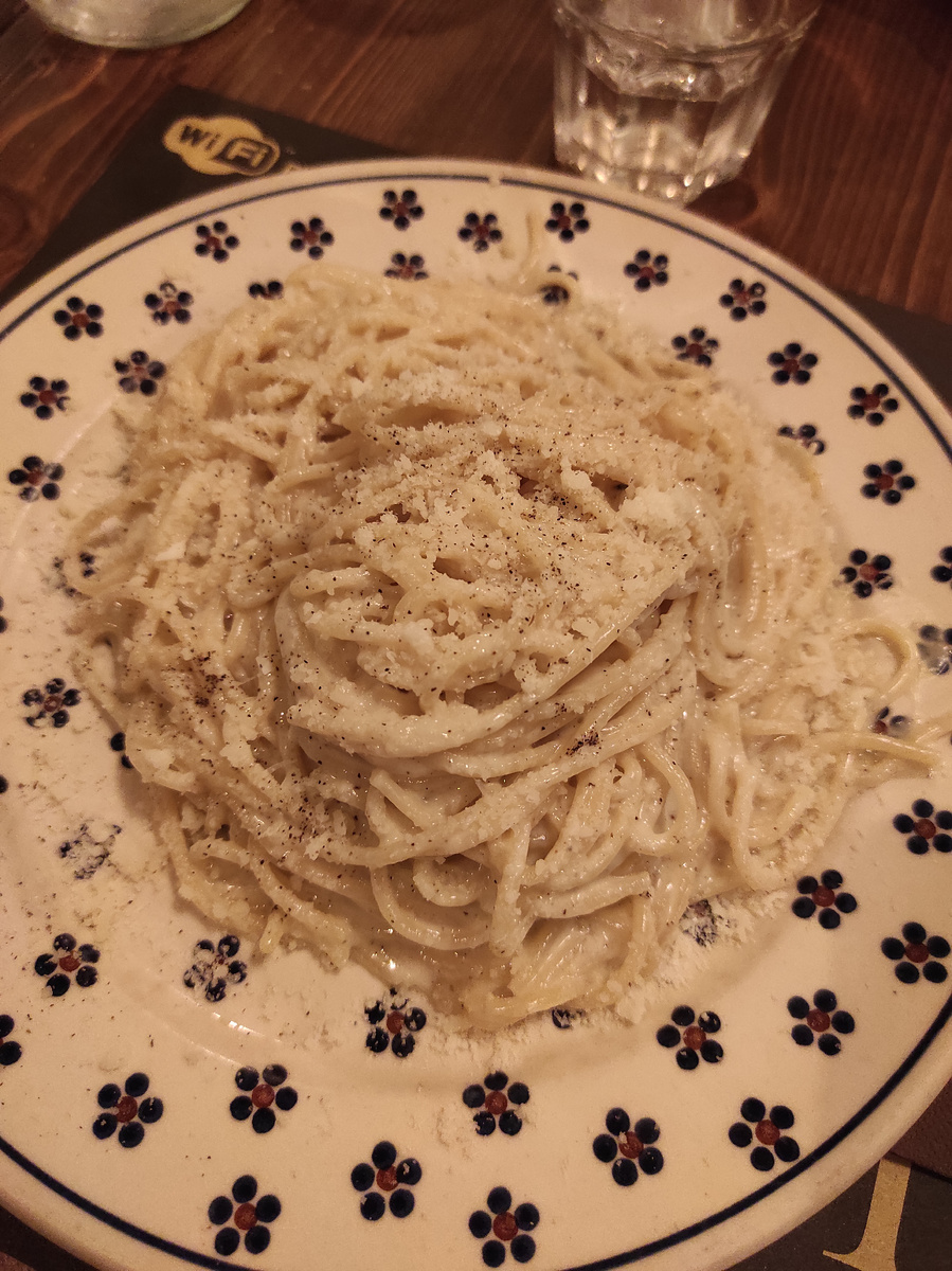 Спагетти качо е пепе