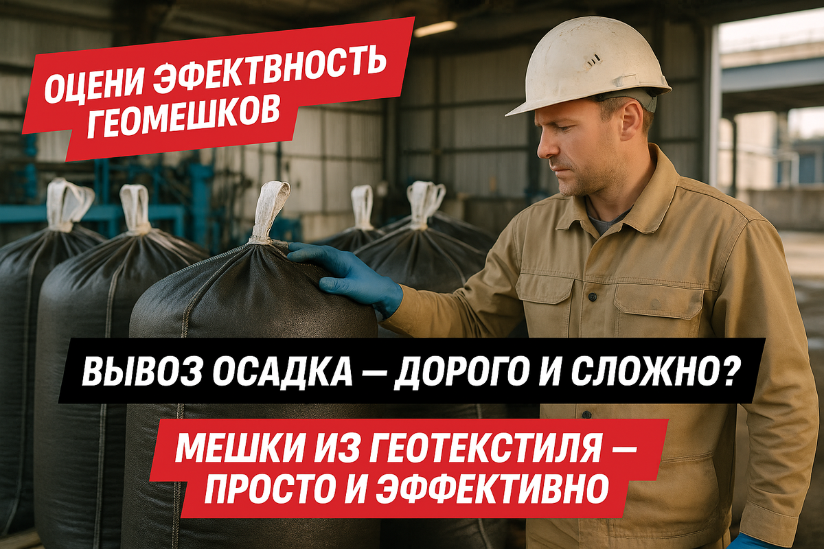 Мешки для обезвоживания осадка