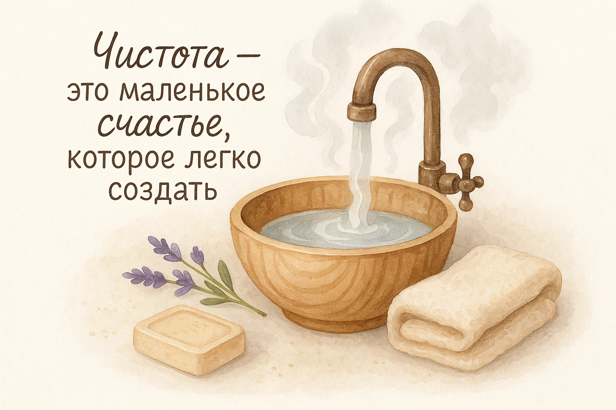 Открытка из серии «Всемирный день мытья рук!» создана автором Арт-мастерской ИИ при участии нейросети.